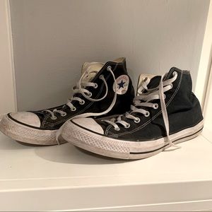 Worn Converse High Tops size 13 men